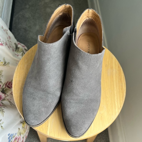 Lucky brand booties - gray - Picture 5 of 8